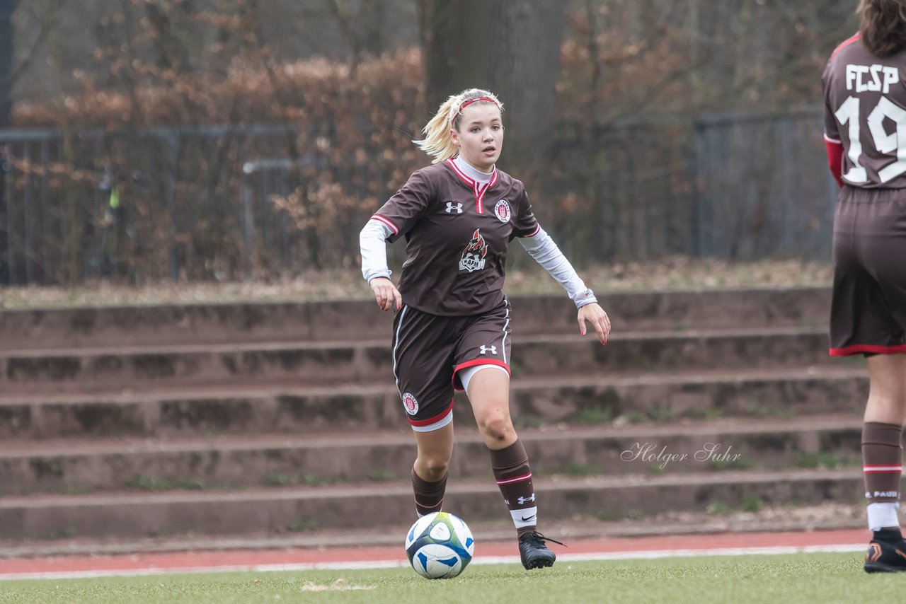 Bild 385 - B-Juniorinnen Walddoerfer - St.Pauli : Ergebnis: 4:1